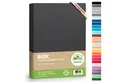 leevitex® Spannbettlaken Jersey aus 100% Baumwolle, für Kinder- & Standardmatratzen, Jersey, Gummizug: rundum, 100% Baumwolle, anschmiegsam & dehnbar, diverse Größen und Farben