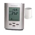 Funk Wetterstation Regenmesser Regenmessgerät drahtlos Thermometer Niederschlag