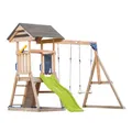 AXI Mia Spielturm aus Holz in Braun mit Doppelschaukel