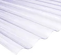 PVC-Wellplatte 76/18 120 x 80 cm 0,8 mm klar