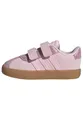 adidas Unisex Kinder VL Court 3.0 Shoes Children, Clear Pink/Clear Pink/Gum, 34 EU