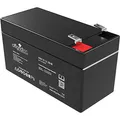 Offgridtec AGM 1.2Ah 20HR 12V Solarbatterie VRLA, Tiefzyklische AGM‑Speicher für Solar- & Hybridanlagen, 4,75mm/0,8mm Flachsteckanschlüsse, Niedrige Selbstentladung, Auslaufsicher, Lange Lebensdauer