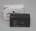 Offgridtec AGM 1,2Ah 20HR 12V - Solar Batterie Akku Extrem zyklenfest Schwarz