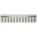 Legrand - 039416 Blanke Vormontierte Verbindungsschiene 12 – Viking 3-klemmenblock – Niedriger Abstandshalter – Teilung 10