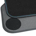 teileplus24 BGF650 Ganzjahres-Fußmatten kompatibel mit BMW i3 I01 2013-2020 Wasserdicht, Naht:Blau
