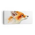 Wandbilder 100x40cm Leinwandbild Fuchs Tier Natur Groß Bilder Art Wanddeko