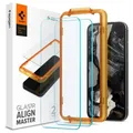 Spigen Glas.TR AlignMaster für Pixel 8a (2x)