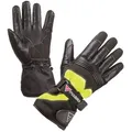 Modeka Freeze Evo wasserdichte Motorrad Handschuhe, schwarz-gelb, Größe 3XL für Männer