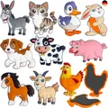 Magnete Kinder, Ab 1 Jahr, Kühlschrankmagnete Kinder, Adorable Kinder Magnete Ti
