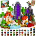 Goody King Magnetische Bausteine 100 Teile Wald-Portal Set - Magnetbausteine für Kinder mit Lava, Wald & Tieren - Magnetblöcke Montessori Spielzeug ab 3+ Jahre - Magnetic Building Blocks STEM Geschenk