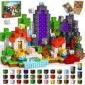Magnetische Bausteine Set 100 Teile Wald-Portal Kinder Spielzeug Magnetblöcke