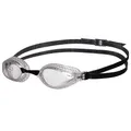 arena Air-Speed Unisex Wettkampf-Schwimmbrille für Erwachsene, Schwimmbrille mit Großen Antibeschlag-Gläsern, UV-Schutz, 3 Austauschbare Nasenstege, Air Seals