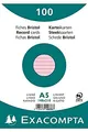 Exacompta 10838SE 100er Pack Karteikarten liniert DIN A5 in Folie eingeschweißt 14,8 x 21 cm ideal für die Schule und Universität zum Lernen rosa