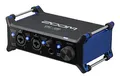 ZOOM UAC-232 Professionelles 32-Bit Float Audio Interface, für Musikproduktion, Podcasting & Livestreaming in hoher Qualität und Dynamik ohne Übersteuerung, Schwarz & Blau