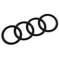 Audi 83A071802 Zeichen Heckklappe Ringe Black Edition Emblem Blackline Logo schwarz