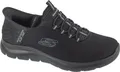 Skechers Slip-Ins: Summits  Sportief - Zwart - Maat 45