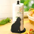 Maximex Papierrollenhalter Katze - minimalistische Optik, MDF, 15 x 30 x 15 ...