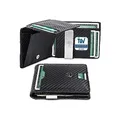 TRAVANDO Geldbörse Herren Geldbörse mit Geldklammer TÜV RFID Zertifiziert Wallet mit Münzfach 10 Kartenfächer Portmonee Helsinki Geldbeutel Geldklammer mit Kartenhalter Clip