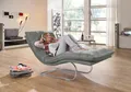 W.SCHILLIG Relaxliege daily dreams, in Waffelkissen-Optik, wahlweise mit Motor, Freischwingergestell