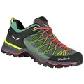 Salewa Mtn Trainer Lite GTX Women - Zustiegsschuhe - 6.5 - feldgreen_fluocoral