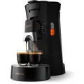 Philips Senseo® Select Kaffee Pad Maschine, 3 Kaffeespezialitäten, Crema Plus, Schwarz (CSA240/60) - Schwarz