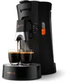 Philips Domestic Appliances Senseo Select CSA240/60 Kaffeepadmaschine - Kaffeestärkewahl Plus, Memo-Funktion, aus recyceltem Plastik, schwarz