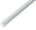 Alberts U-Profil Aluminium, chromdesign 1000 x 10 x 10 mm