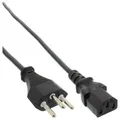 INLINE - 40er Bulk-Pack Netzkabel - Netzst. Schweiz auf Kaltgerätestecker C13
