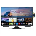 Cello C2224WSF 12V 22 Zoll-Smart-Fernseher ohne Rahmen mit integriertem DVD-Player, ultraschnellem WebOS, Pitch Perfect-Lautsprechern, Bluetooth Kleiner Fernseher für Wohnmobile