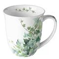 Ambiente Kaffeetasse Teetasse Becher Mug 0,4l Hedera Efeu Fine Bone China Porzellan