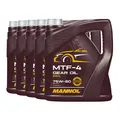 20 (5x4) Liter MANNOL 75W-80 MTF-4 API GL-4/ GL4/ Getriebeöl/ Schaltgetriebeöl