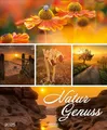 NaturGenuss 2025: Großer Wandkalender. Foto-Kunstkalender mit Naturcollagen. Hochformat 45,5 x 55 cm.