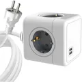 `Microconnect - 4 Way Schuko, 2 Usb Ports Power Cube - With 1,5M Ca... ACC NEU