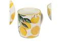 formano Tasse Fresh Lemon, Porzellan, Spülmaschinengeeignet, Weiß, Zitronen, H: 9.5cm