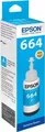 Epson T6642 70 ml Cyan Nachfülltinte für L382 l386 L486 EcoTank ET-14000 2500 3600 4550 L310 L375 WorkForce ET-16500 (C13T664240)