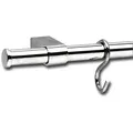 Grimme Relingrohr-Set, Länge 596 mm, Stahl Edelstahl Effekt, 1 Stück,08 1733 17.25
