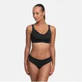 cfab (creamy fabrics) Bügelloser BH Seamless Compact Push-Up BH-Schwarz-M (1-tlg) schwarz M