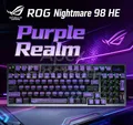ASUS ROG Azoth 96 HE Purple Realm Magnetic Switch Keyboard USB RF Bluetooth
