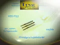 M 3,0 HSS Handgewindebohrer Set 3-tlg. rechts, MHG30 v. Donau Elektronik