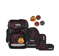 ergobag Schulranzen Cubo (5tlg., inkl. Sportbeutel, Federmäppchen, Schlampermäppchen und Kletties)