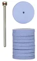 Silikon-polierscheiben d. 22 mm Edelmetalle, NE-Metalle, Edelstahl, Glas, Porzel