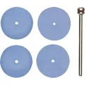 Proxxon 28294 elastische Silikonpolierer, rad-Form 22mm, 10 Stück, Silber