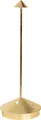 Zafferano -  Pina Pro LED-Tischleuchte Blattgold wiederaufladbar und dimmbar kabellos Zafferano 2200-2700-3000K