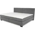 Jockenhöfer Family Boxspringbett 140x200 cm Dunkelgrau - Grau