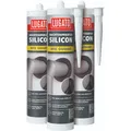Lugato Hochtemperatur-Silicon Wie Gummi – 310ml Ofenschwarz 2195