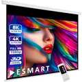 ESMART Professional MIMOTO Motor-Leinwand 207 cm Bild 170 x 127 cm (84") 4:3 | Programmierbare Fernbedienung | Heimkino elektrische Projektionsleinwand Motor Leinwand