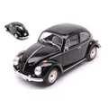 VW KAFER 1200 1960 BLACK 1:24 Whitebox Auto Stradali -D- Neues Modell