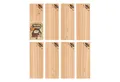 Axtschlag Aromaplanke Axtschlag Wood Plank Rotzeder BBQ Party Pack 8er Set, Holz