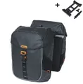Doppelte Fahrradtasche Basil Miles Tarpaulin MIK 34 Liter 13 x 25 x 37 cm - S...