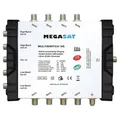 Megasat Multischalter 5/8 Multiswitch DiSEqC Verteiler 1 Satellit - 8 Ausgänge